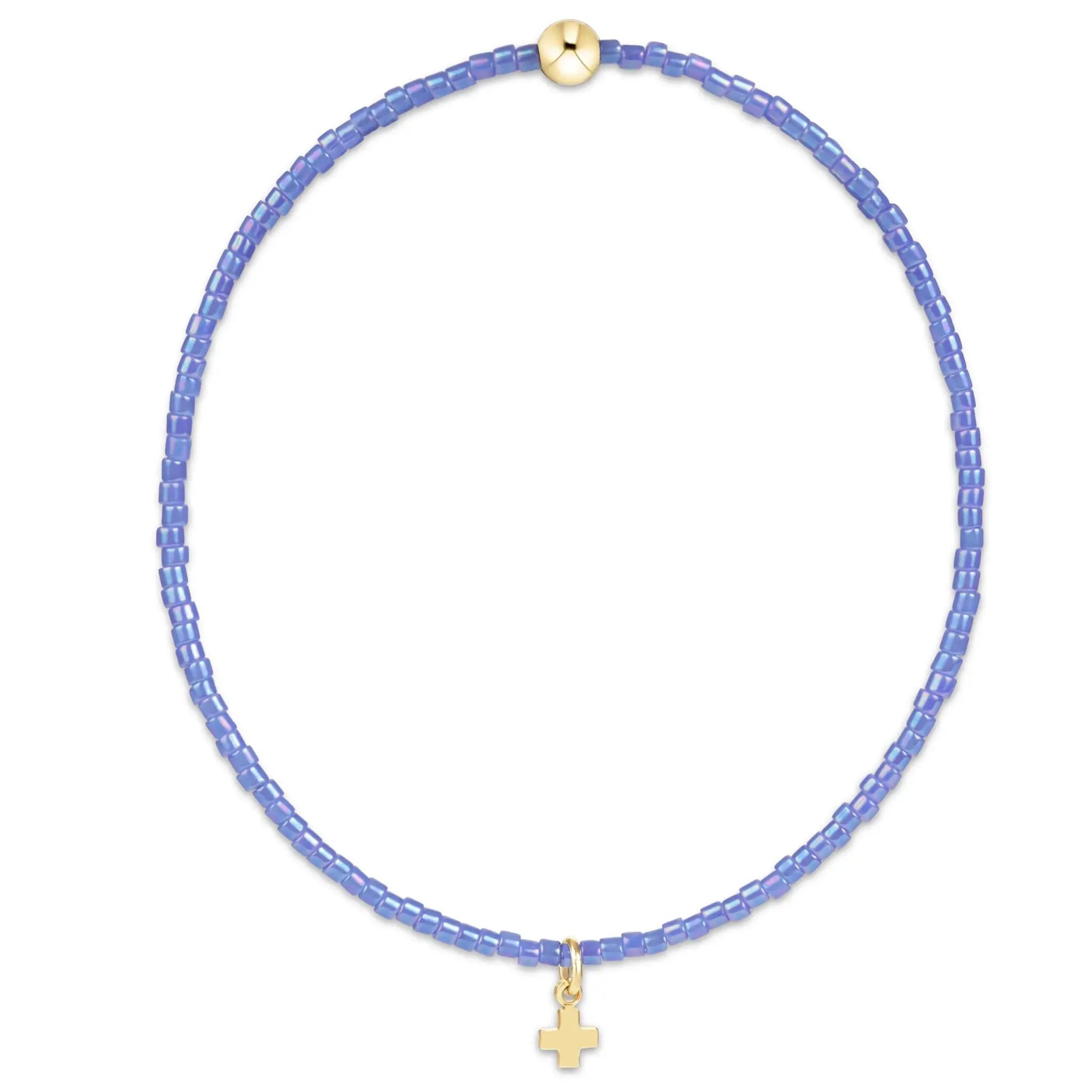 enewton Hope Classic Signature Cross Small Gold Charm