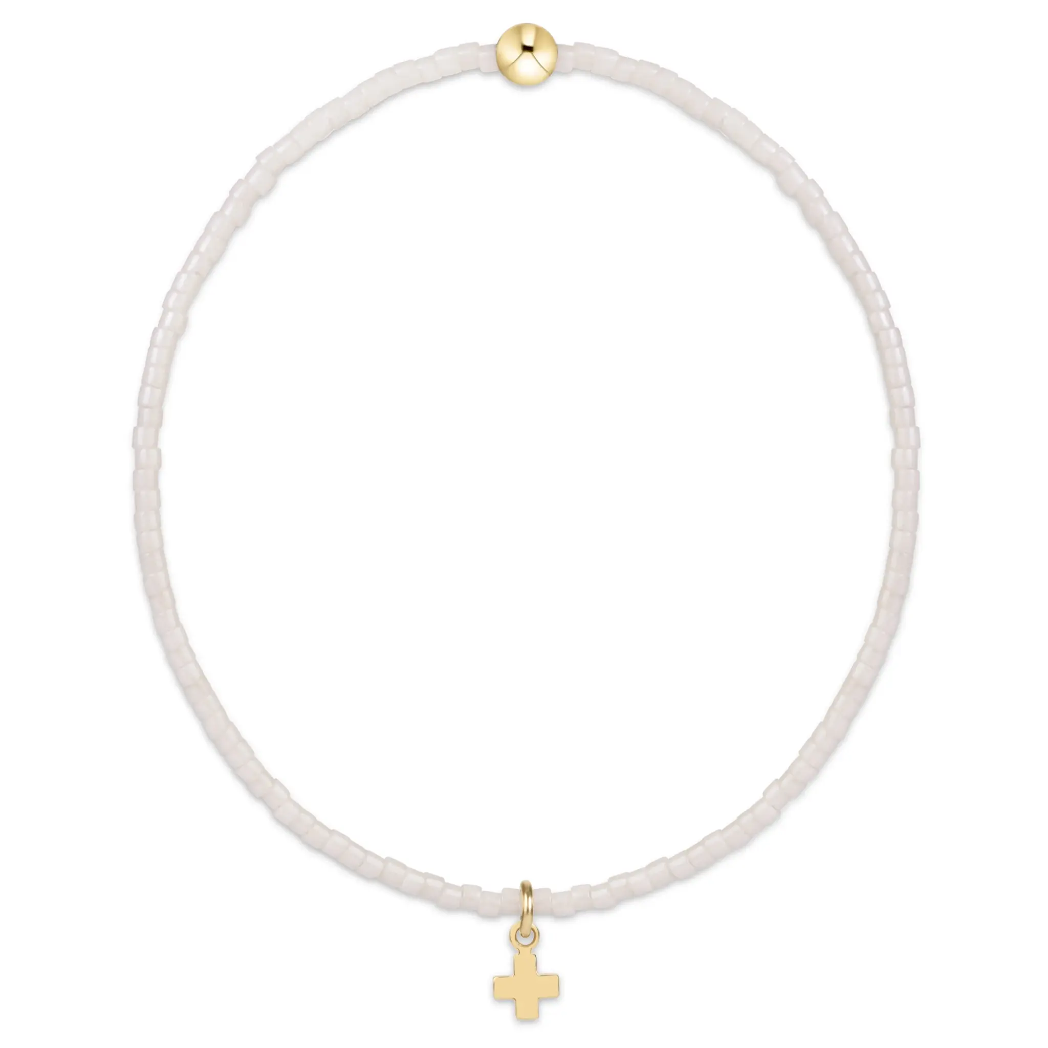 enewton Hope Classic Signature Cross Small Gold Charm
