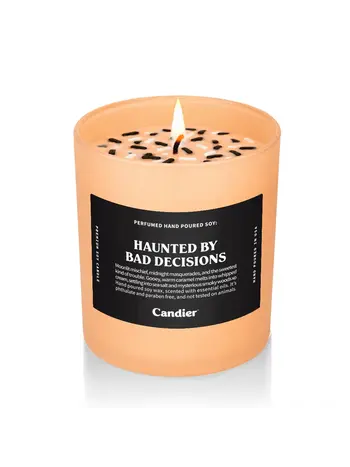 Candier Haunted By Bad Decisions Candle