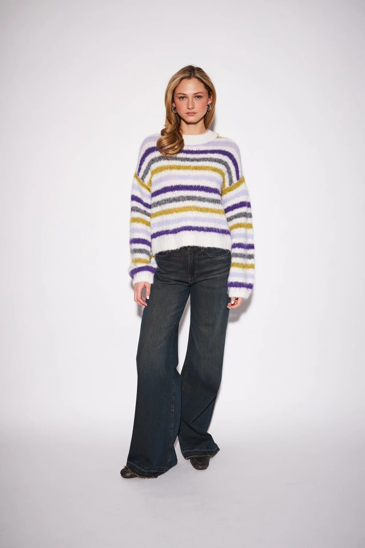 John + Jenn Zoe Stripe Pullover