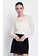 Central Park West Scarlet Stretch Lace Crewneck