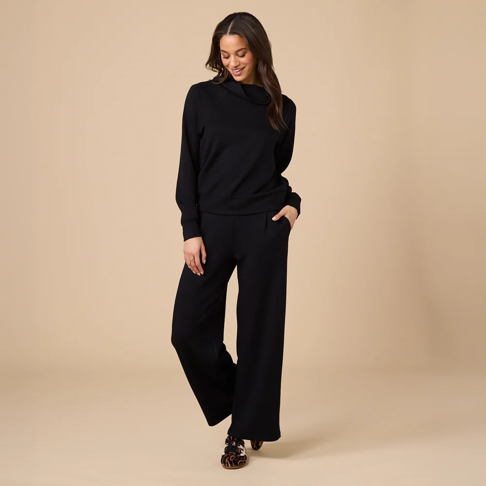 Softies DreamTech Cowl Neck w/Pleat Pant