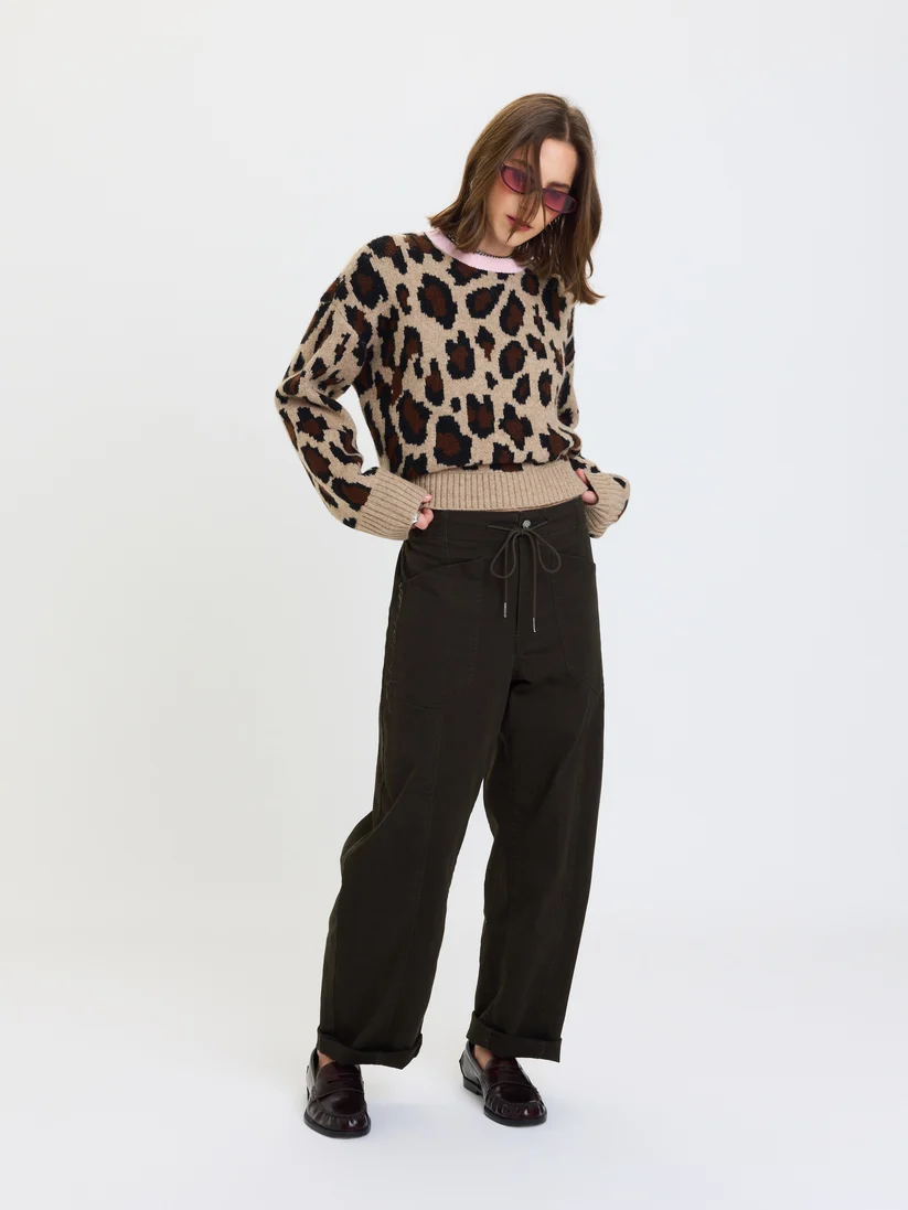 Daze Villa Drawstring Barrel Pant