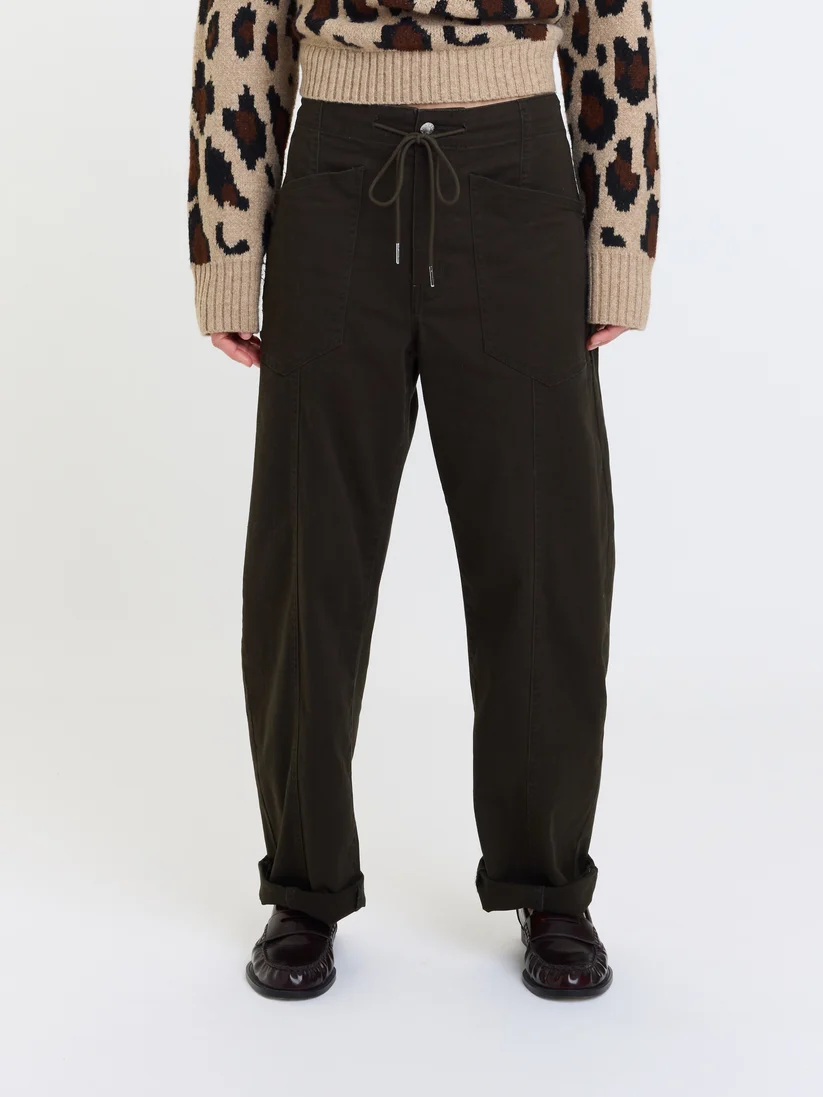 Daze Villa Drawstring Barrel Pant