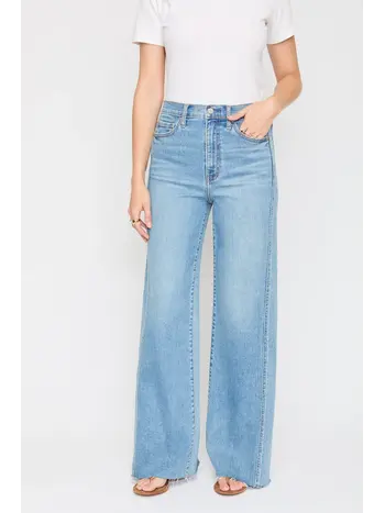 Daze Far Out w/Seaming High Rise Wide Leg