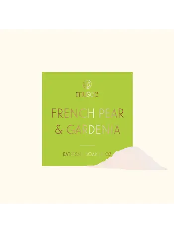 Musee French Pear & Gardenia Mini Bath Salt Soak