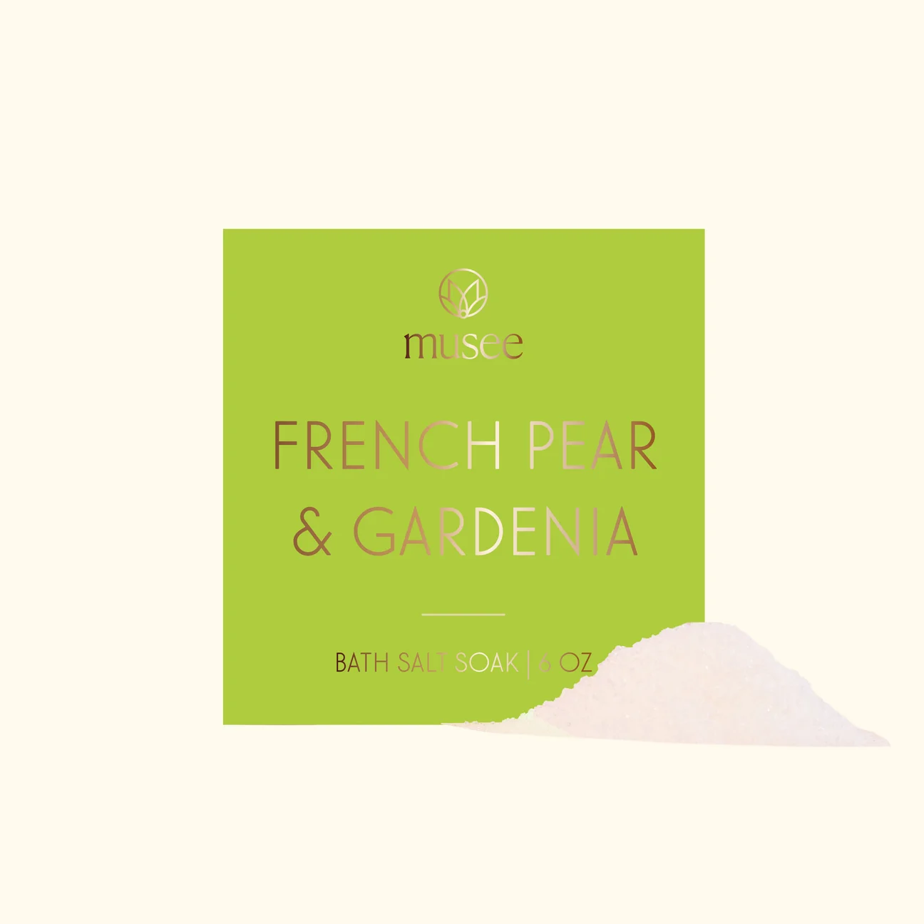 Musee French Pear & Gardenia Mini Bath Salt Soak
