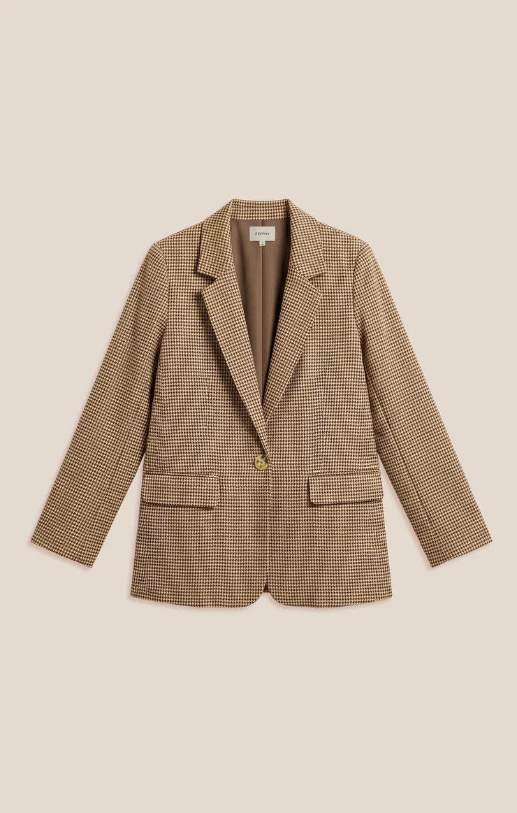 Z Supply Evan Check Blazer