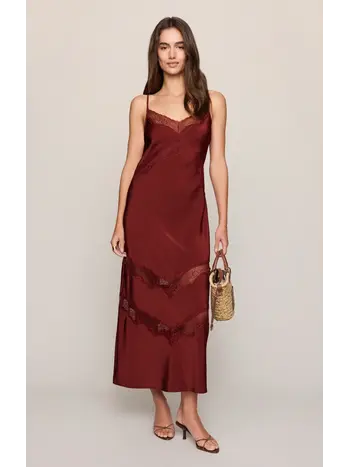 Z Supply Bruna Lace Inset Midi Dress