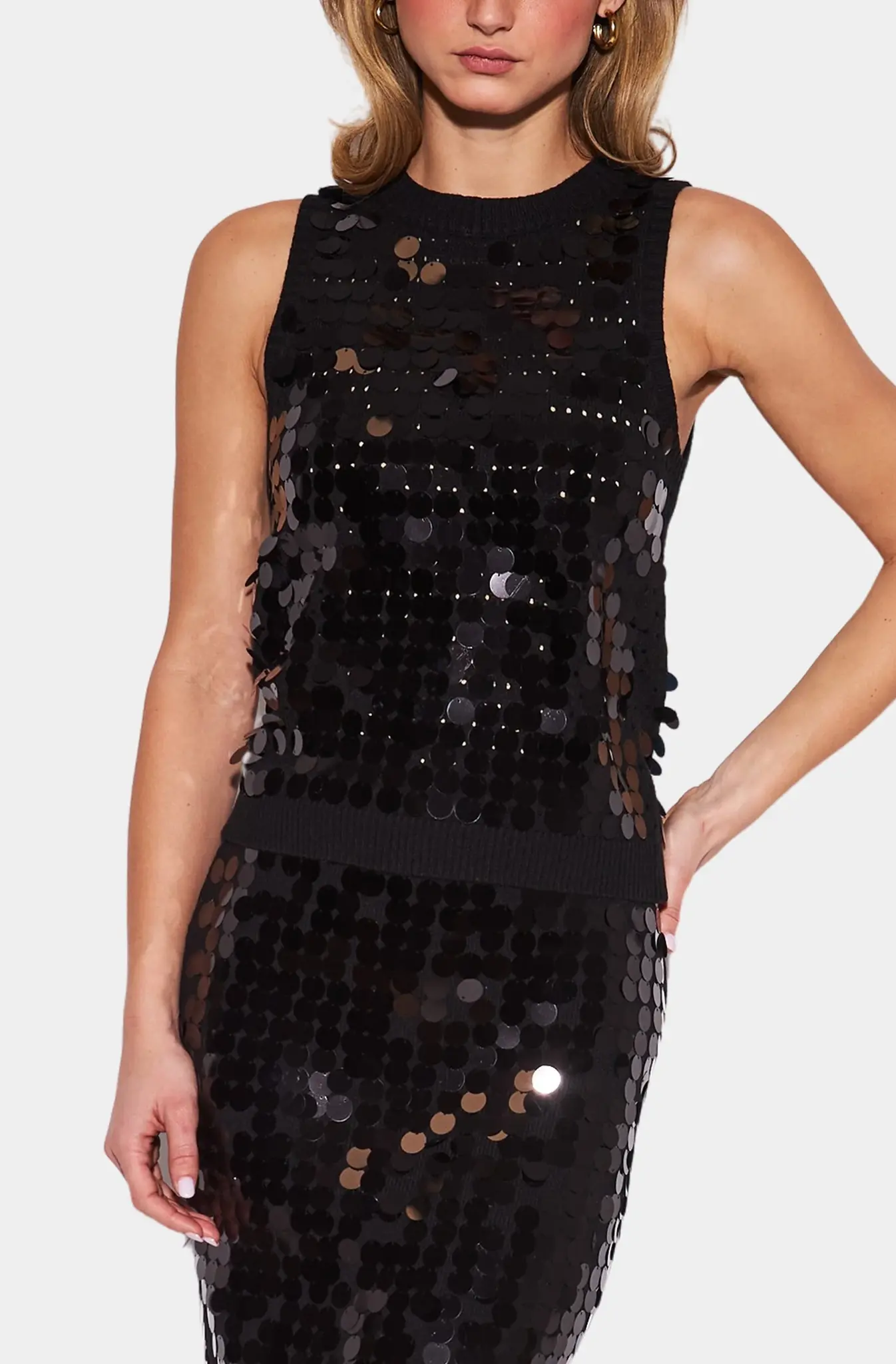 John + Jenn Cecily Sequin Tank