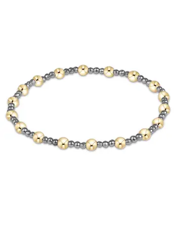 enewton Sincerity Silver Faceted Hematite 2mm Bracelet