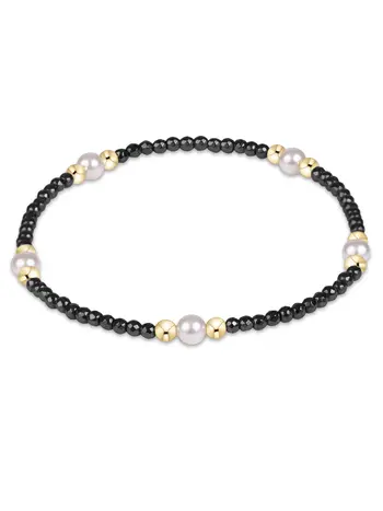 enewton Purpose Pearl 4mm Faceted Hematite Bracelet