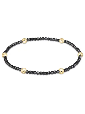 enewton Presence Faceted Hematite 2mm Bracelet