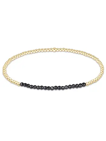 enewton Gold Bliss Faceted Hematite 2mm Gold Bracelet
