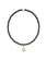 enewton Classic Pearl Dark Grey 3mm Bracelet-Signature Cross Gold