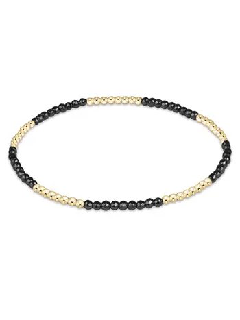 enewton Blissful Faceted Hematite 2mm Bracelet