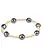 enewton Admire Pearl Dark Grey 3mm Gold Bracelet