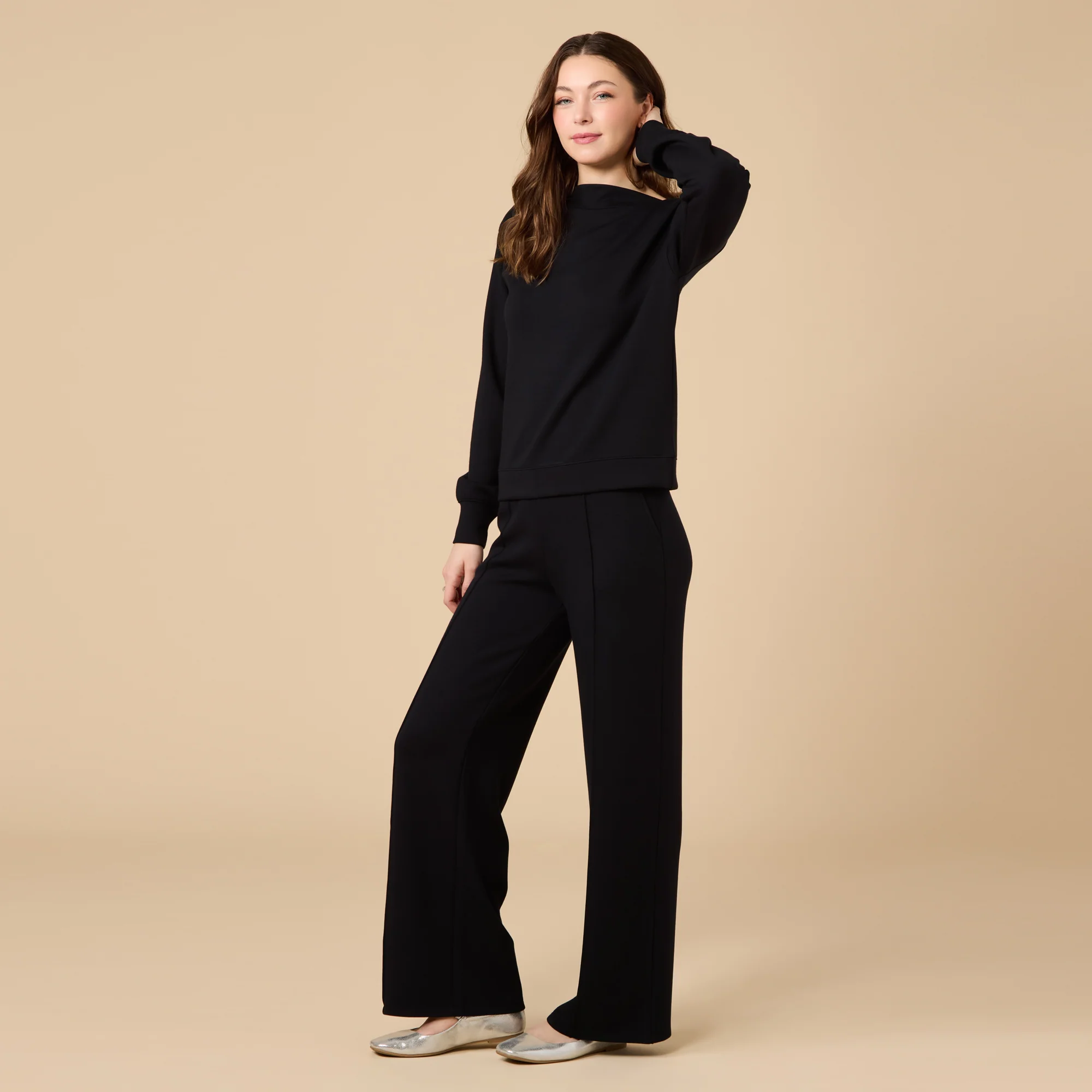 Softies DreamTech Boat Neck w/Pintuck Pant