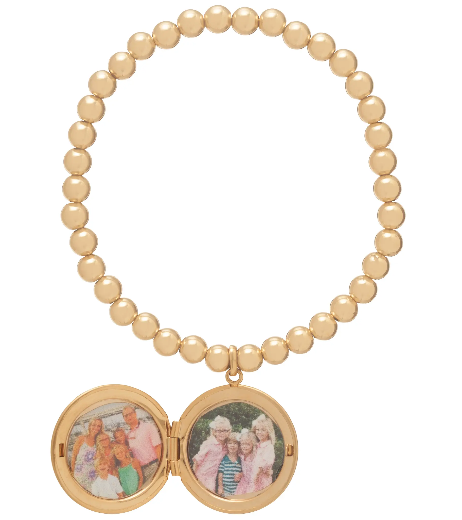 enewton Classic Gold 3mm Bracelet-Cherish Small Locket