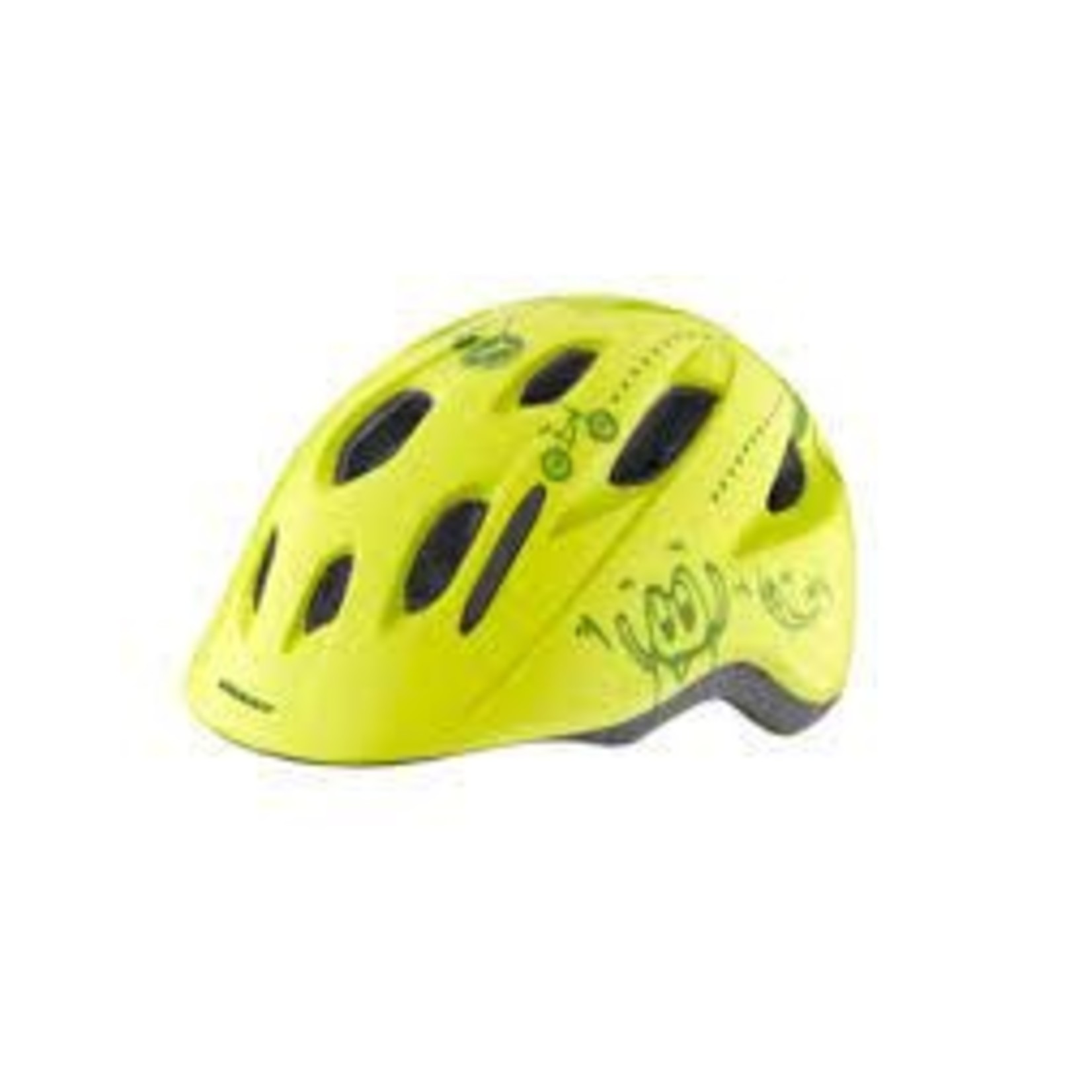 Giant Holler Youth Helmet OSFM Matte Lime (w/ Bug Net)