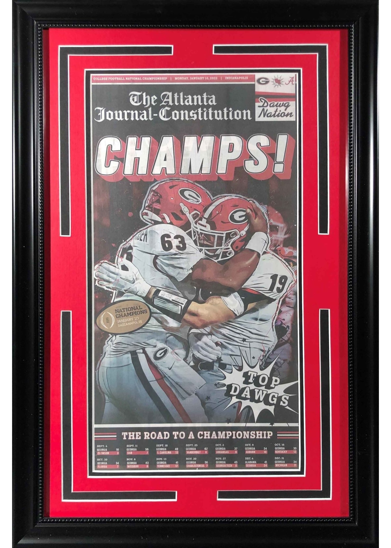 Picture Georgia Champs Newspaper
