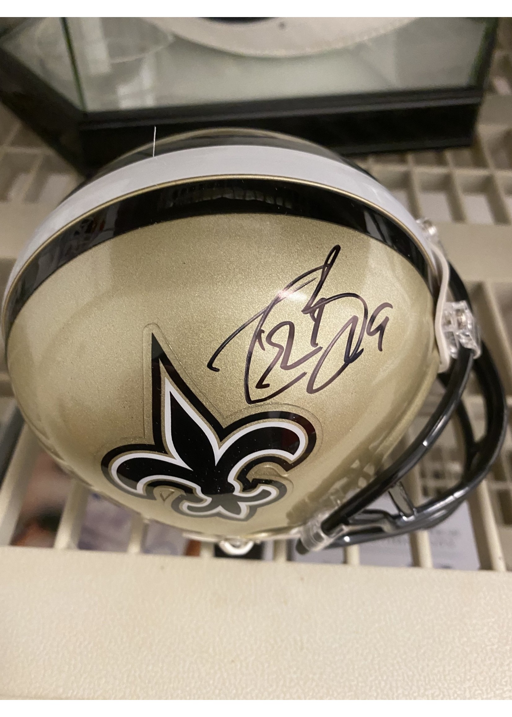 Drew Brees Mini Helmet