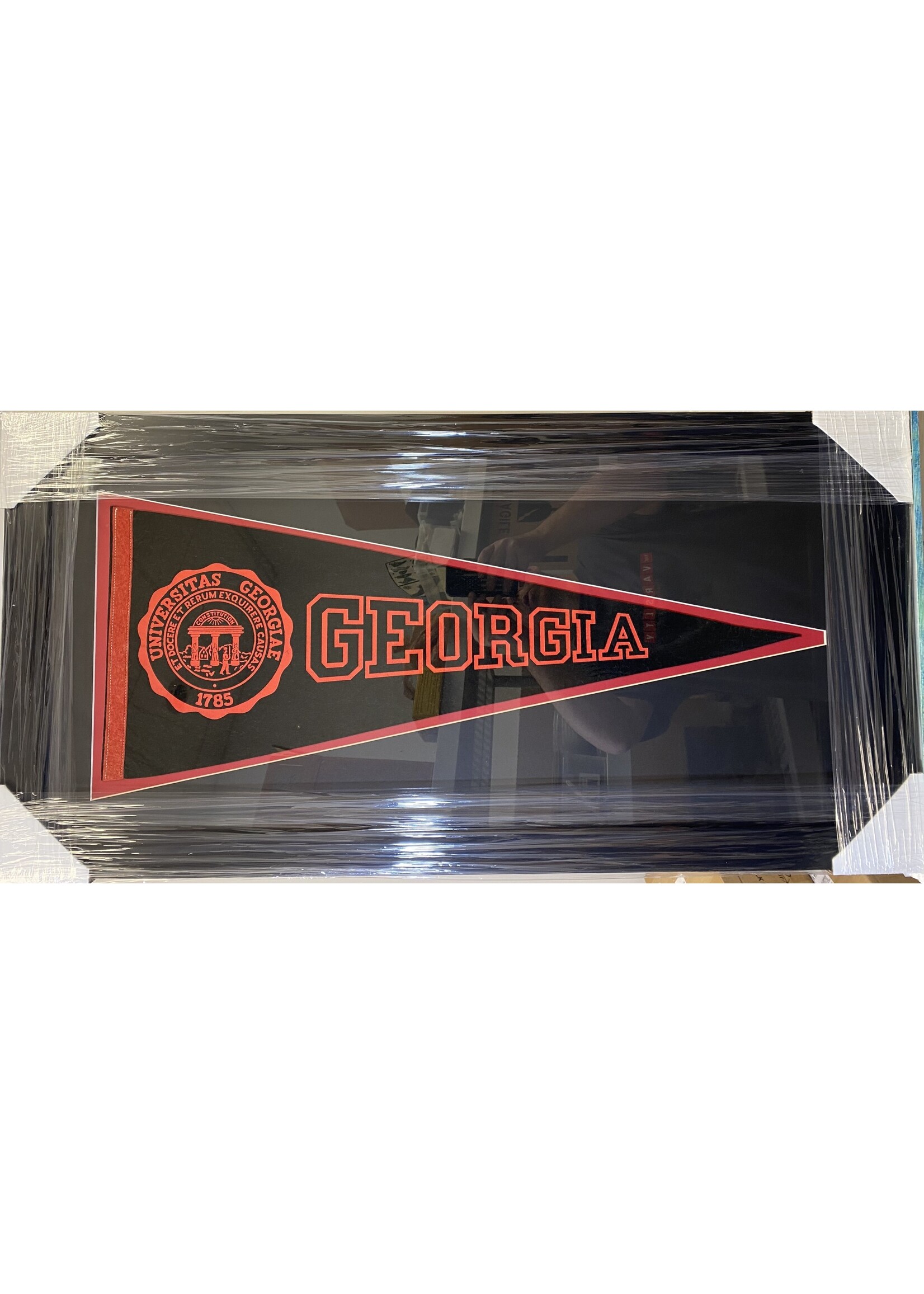 Pennant (F & UF) Georgia Black 1960s Pennant