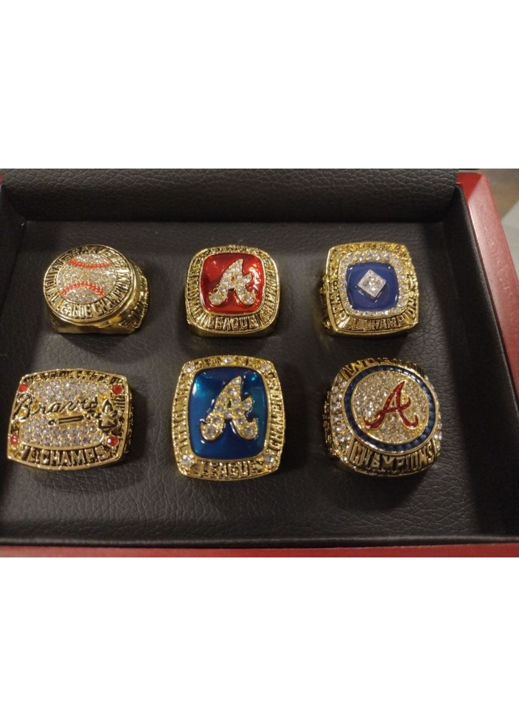 Rings Braves 6 Ring Set