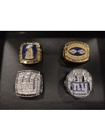 NY Giants 4 Ring Set