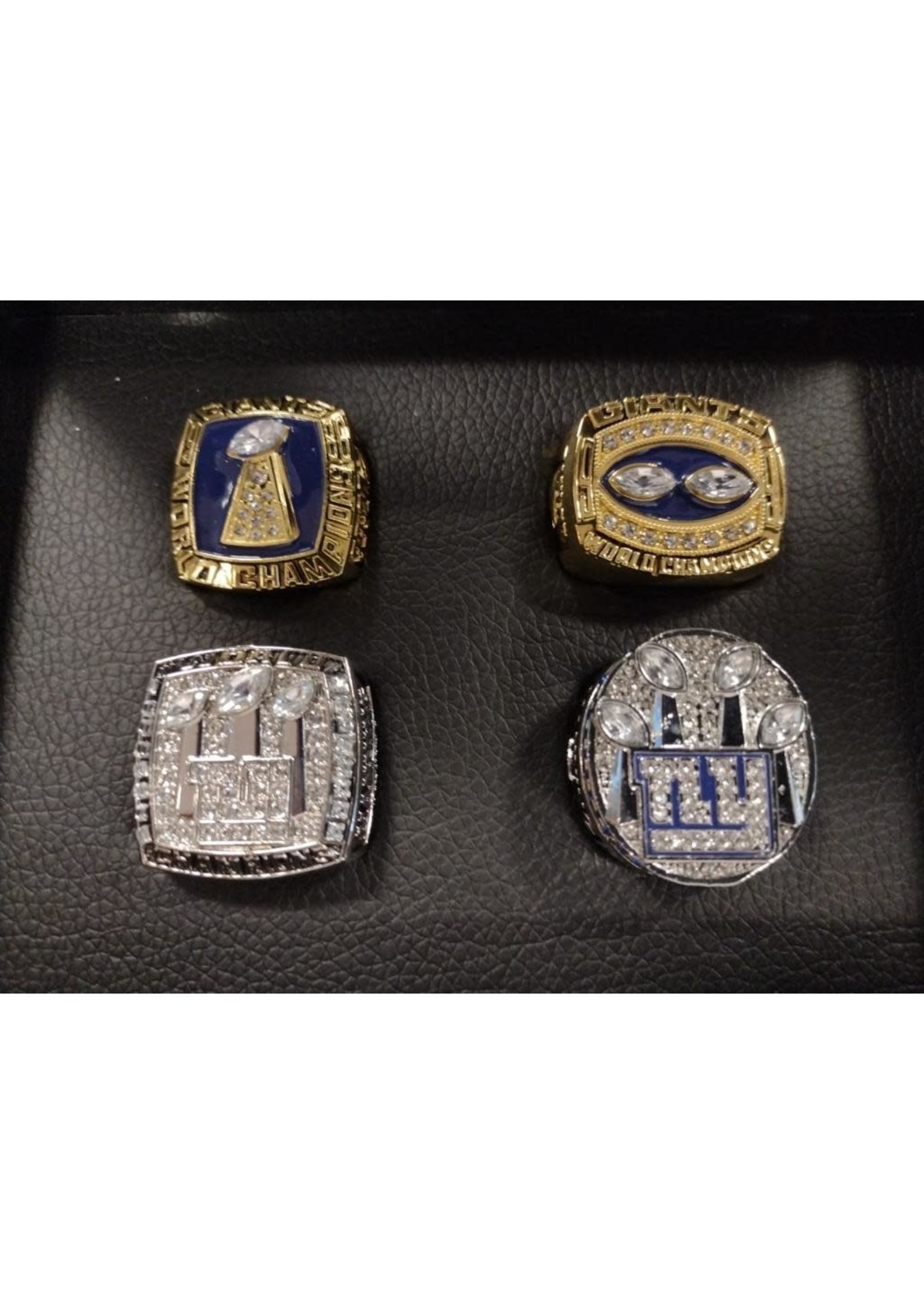 NY Giants 4 Ring Set