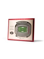 Georgia 5 Layer Stadium Wall Art