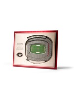You The Fan Georgia 5 Layer Stadium Wall Art