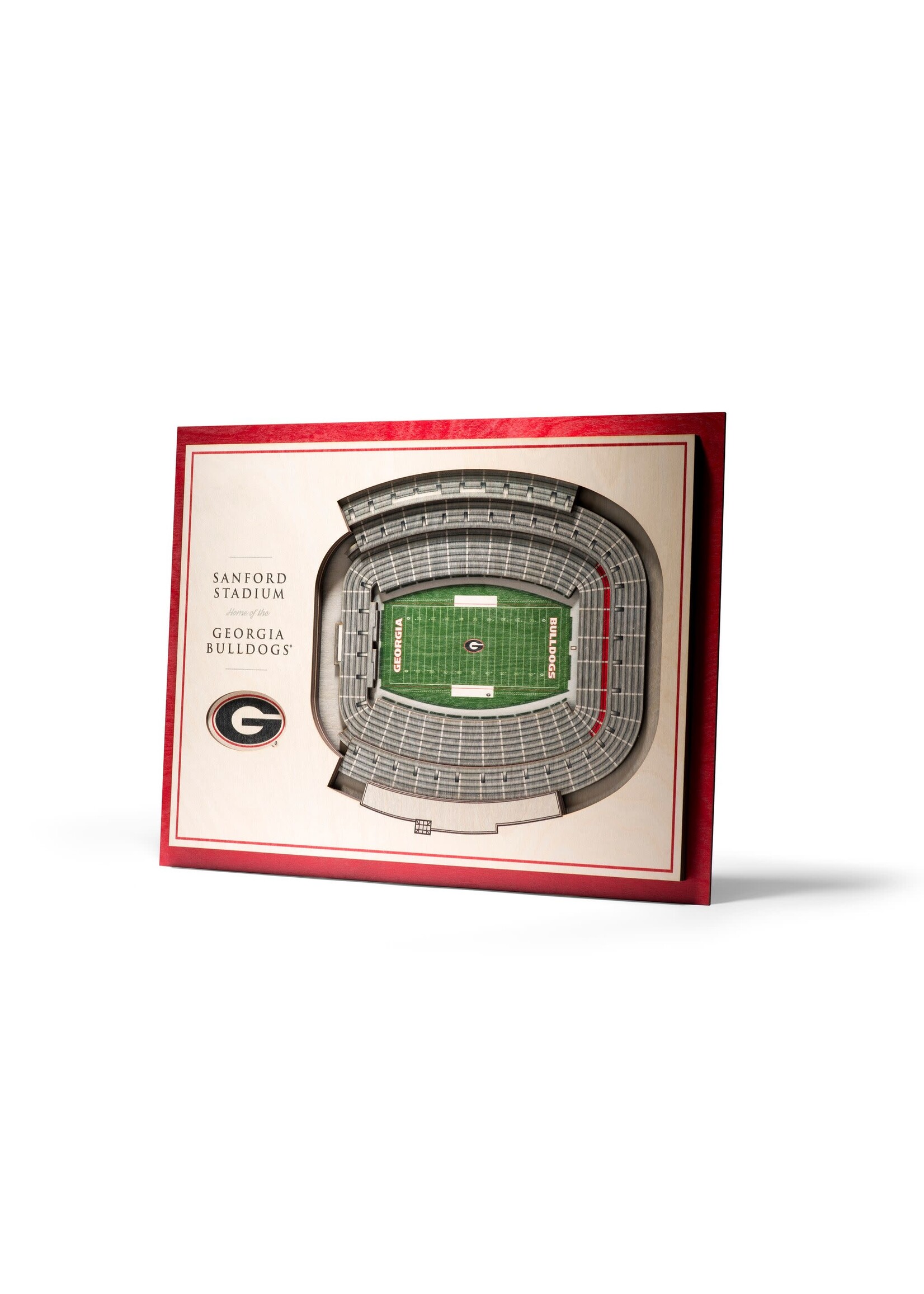 You The Fan Georgia 5 Layer Stadium Wall Art