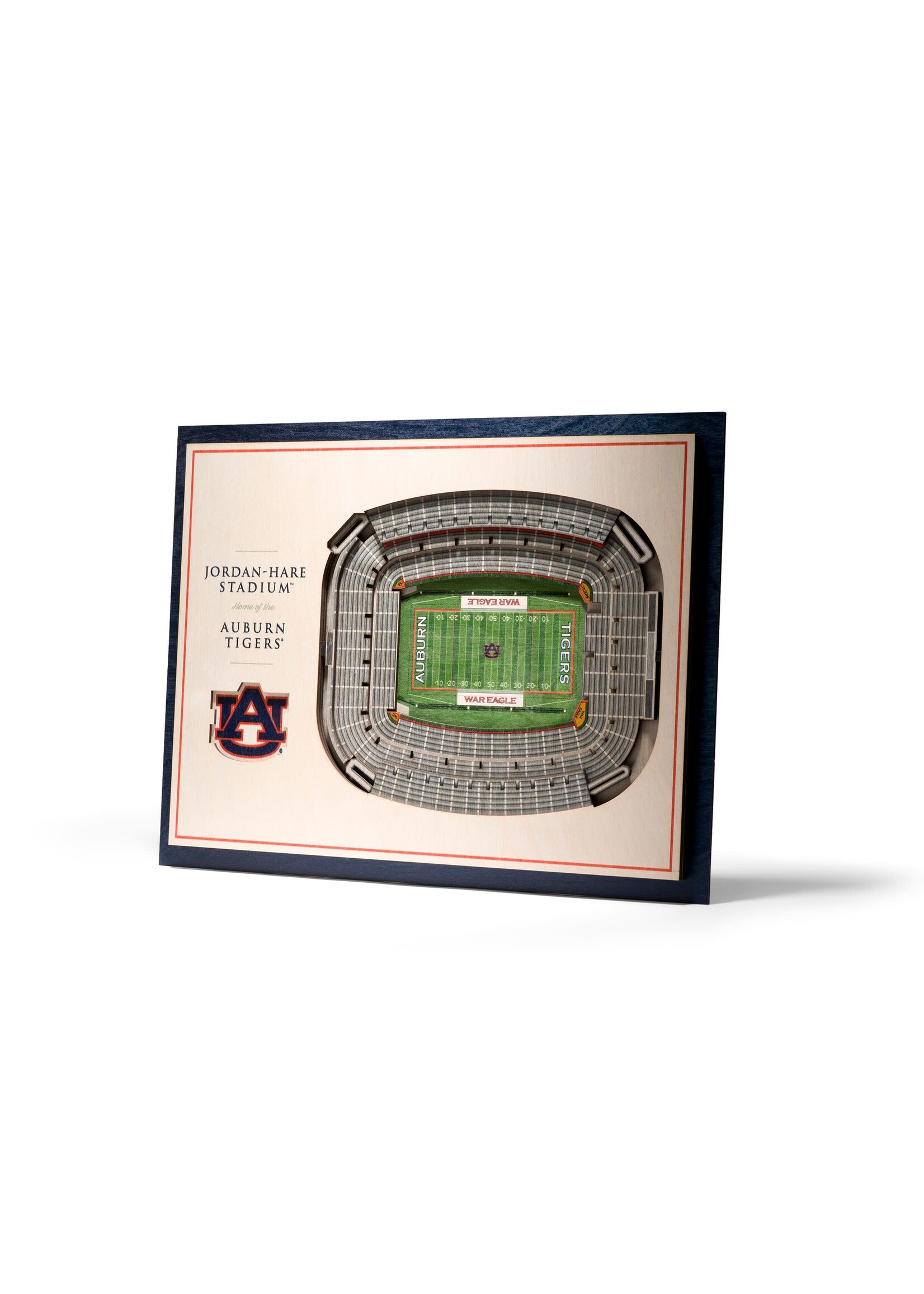 You The Fan Auburn 5 Layer Stadium Wall Art