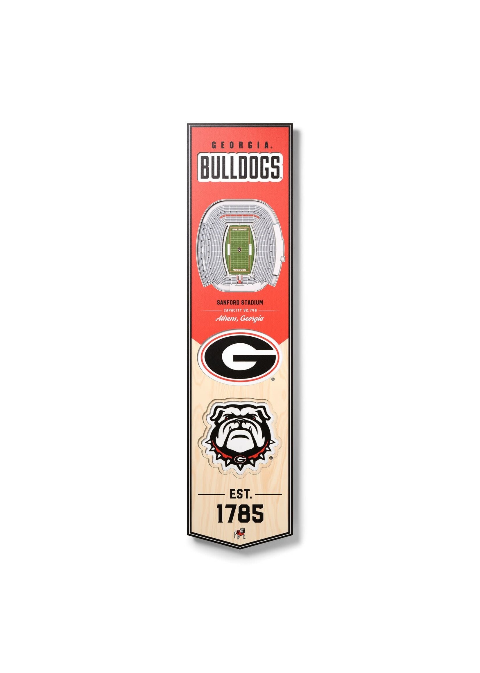 You The Fan Georgia 8x32 Wall Banner