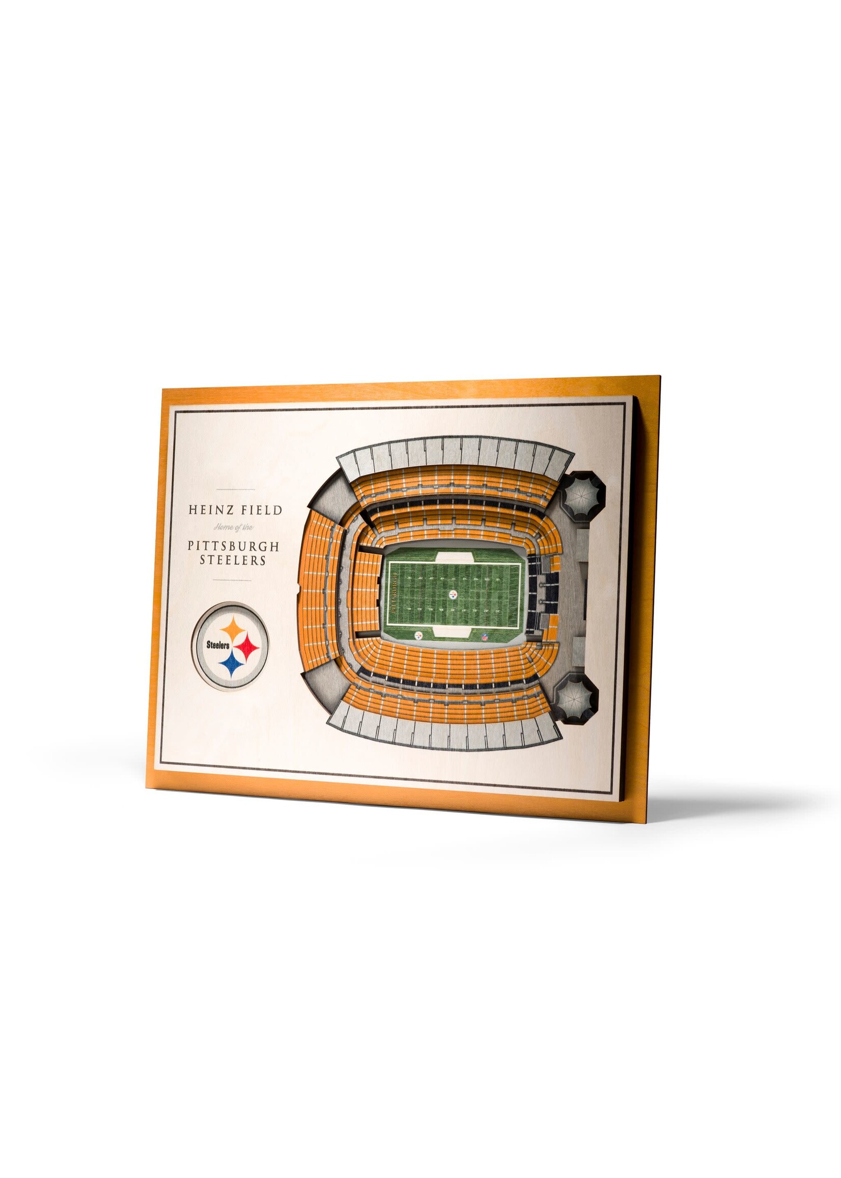 Steelers 5 Layer Stadium Wall Art