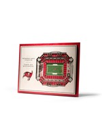 You The Fan Buccaneers 5 Layer Stadium Wall Art