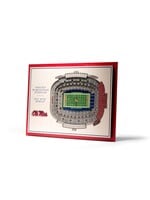 You The Fan Mississippi 5 Layer Stadium Wall Art