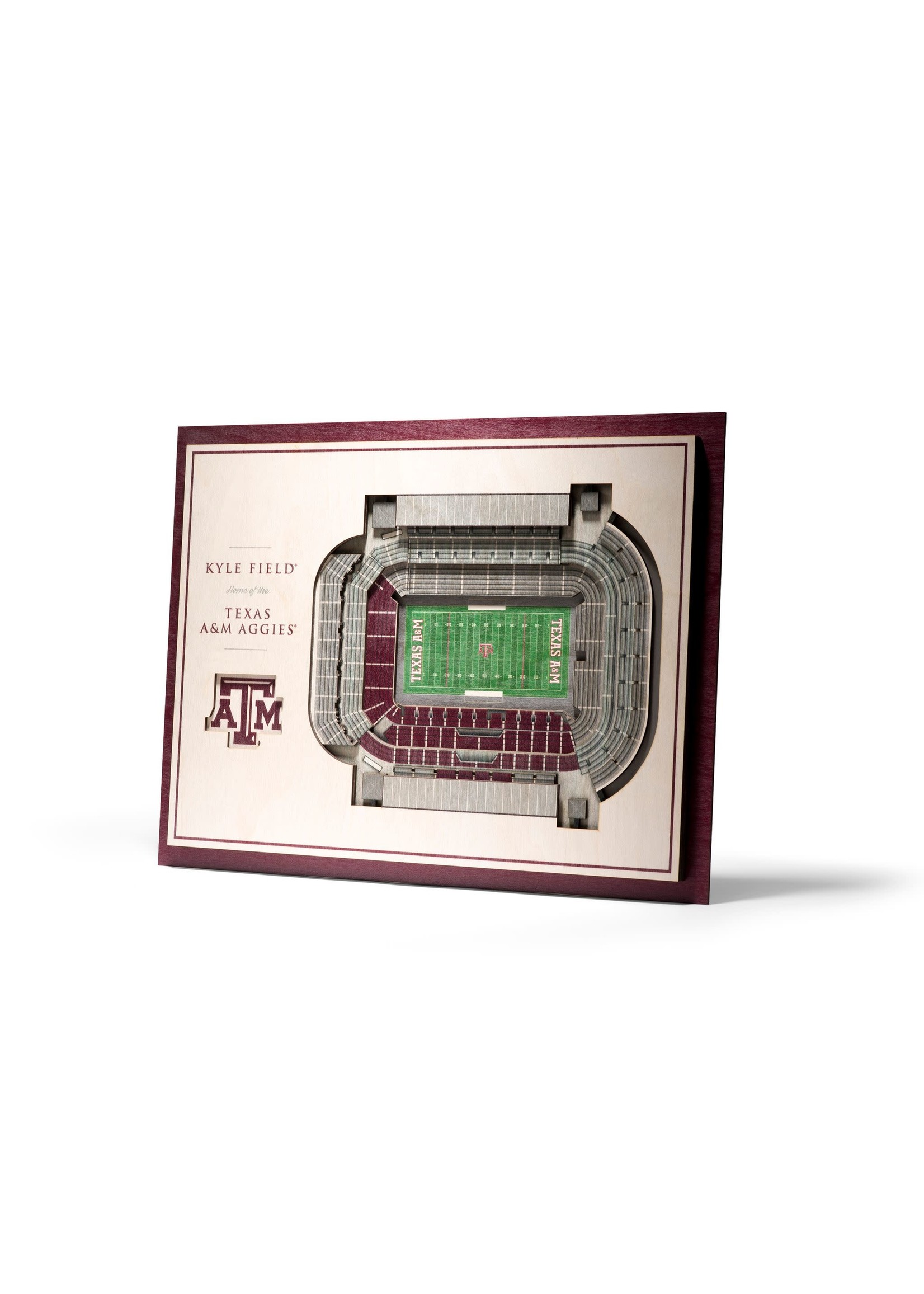 Texas A&M 5 Layer Stadium Wall Art