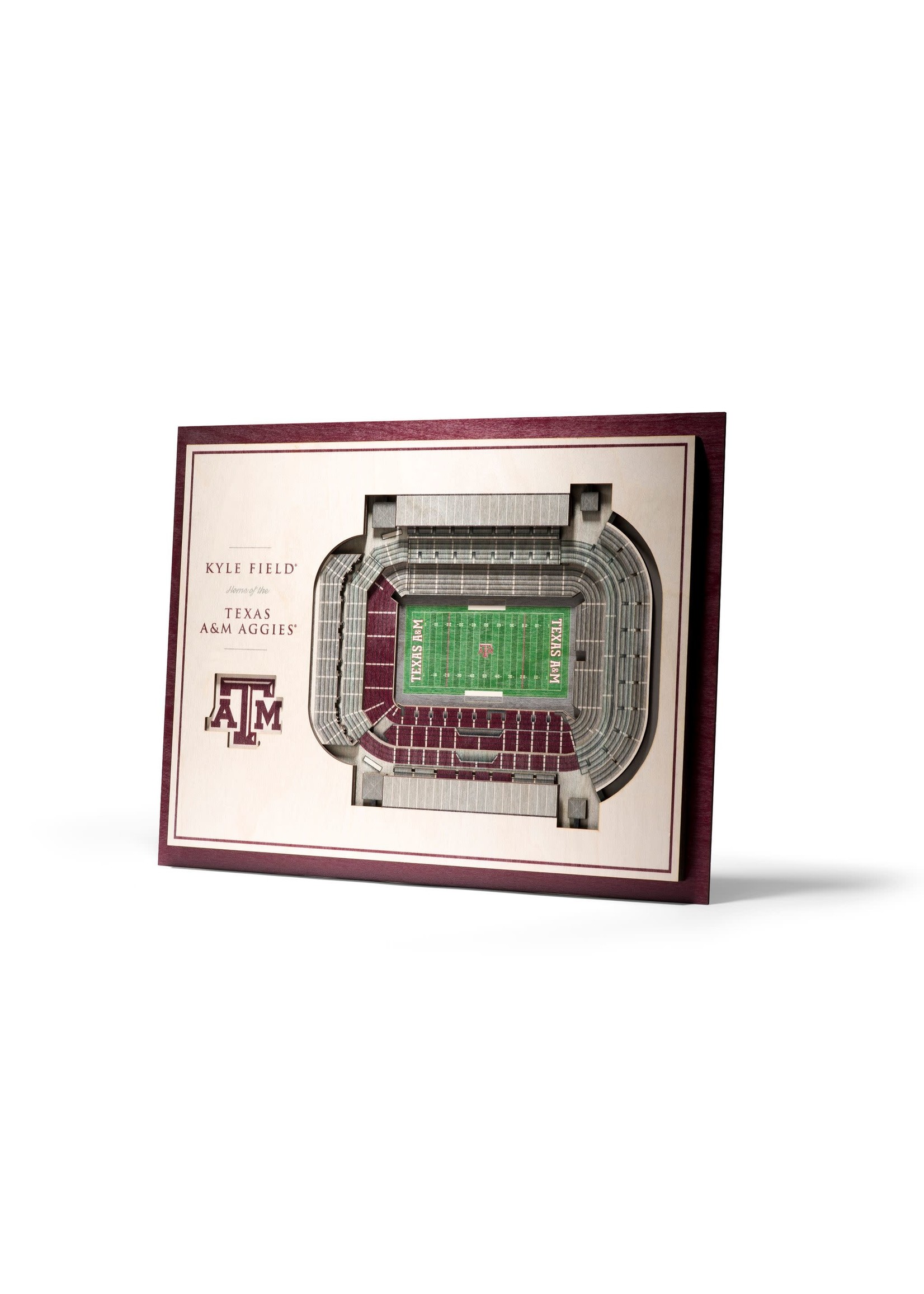You The Fan Texas A&M 5 Layer Stadium Wall Art