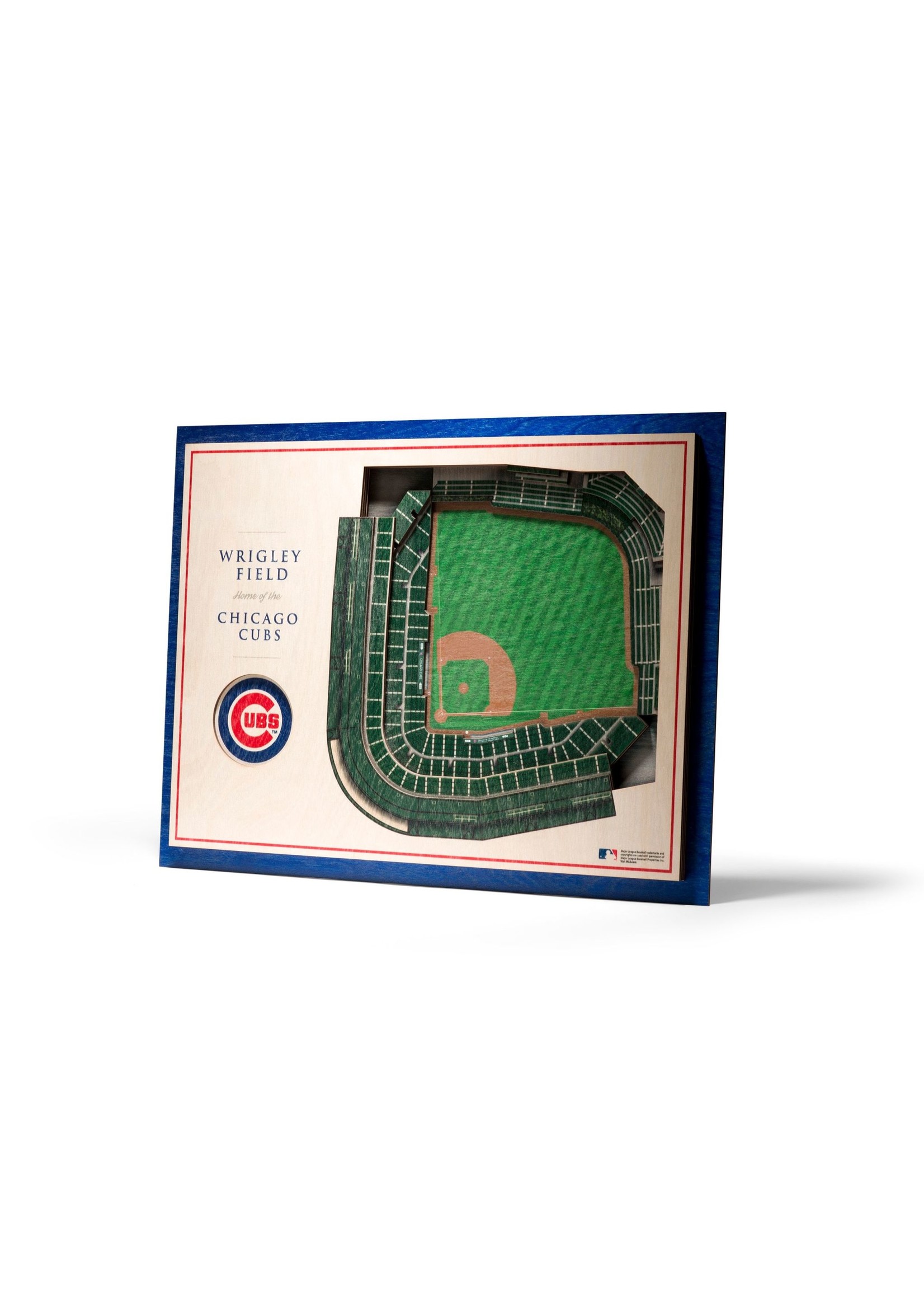 You The Fan Cubs 5 Layer Stadium Wall Art