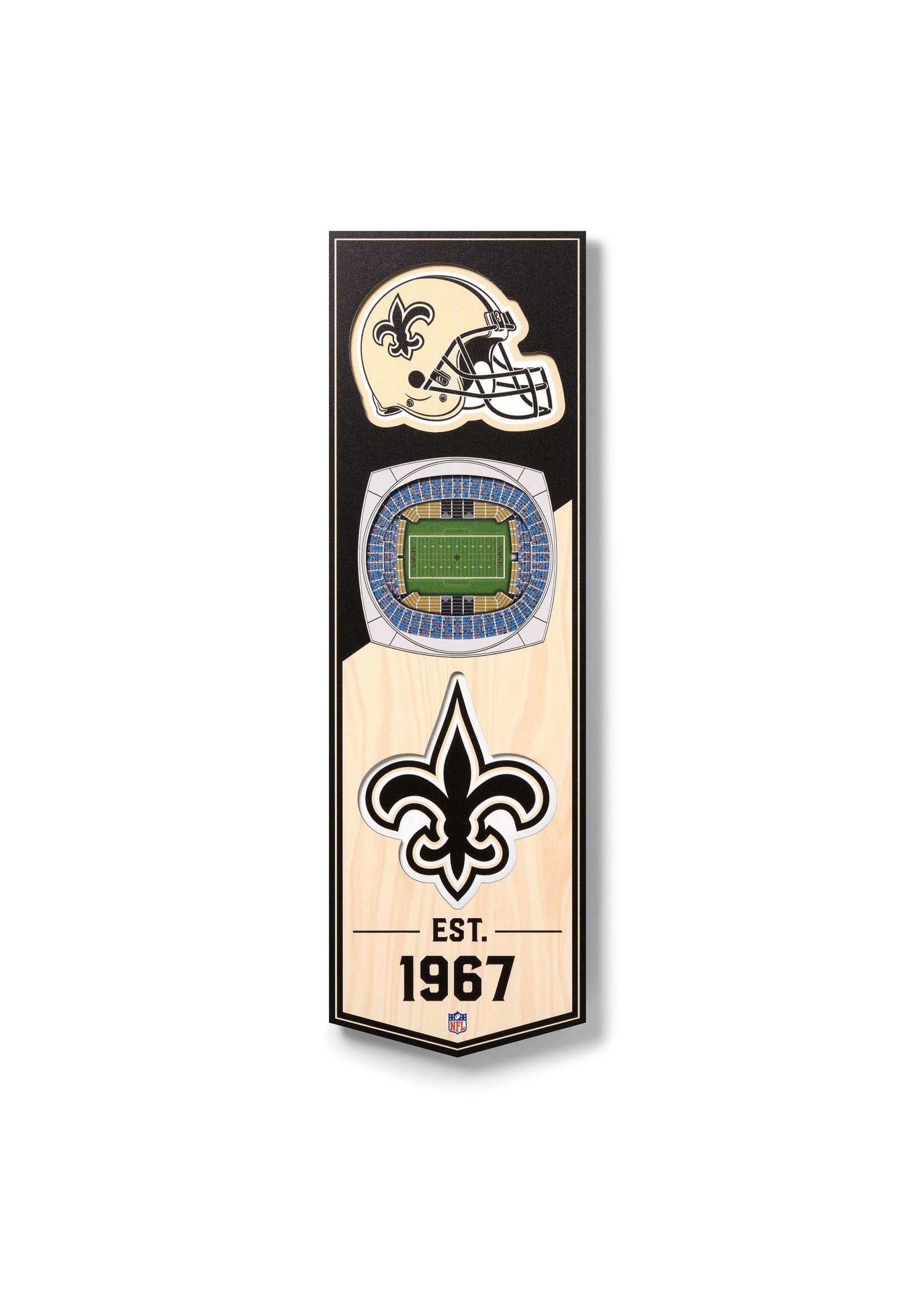 You The Fan Saints 6x19 Wall Banner