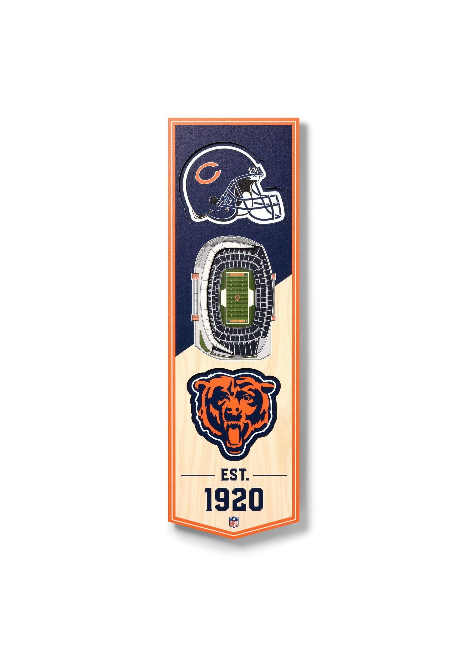 You The Fan Bears 6x19 Wall Banner