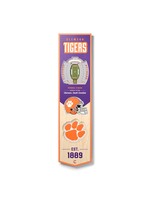 Clemson 8x32 Wall Banner