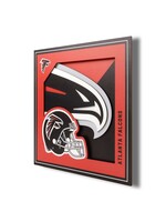 You The Fan Falcons Logo 12x12 Wall Art