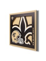 You The Fan Saints Logo 12x12 Wall Art