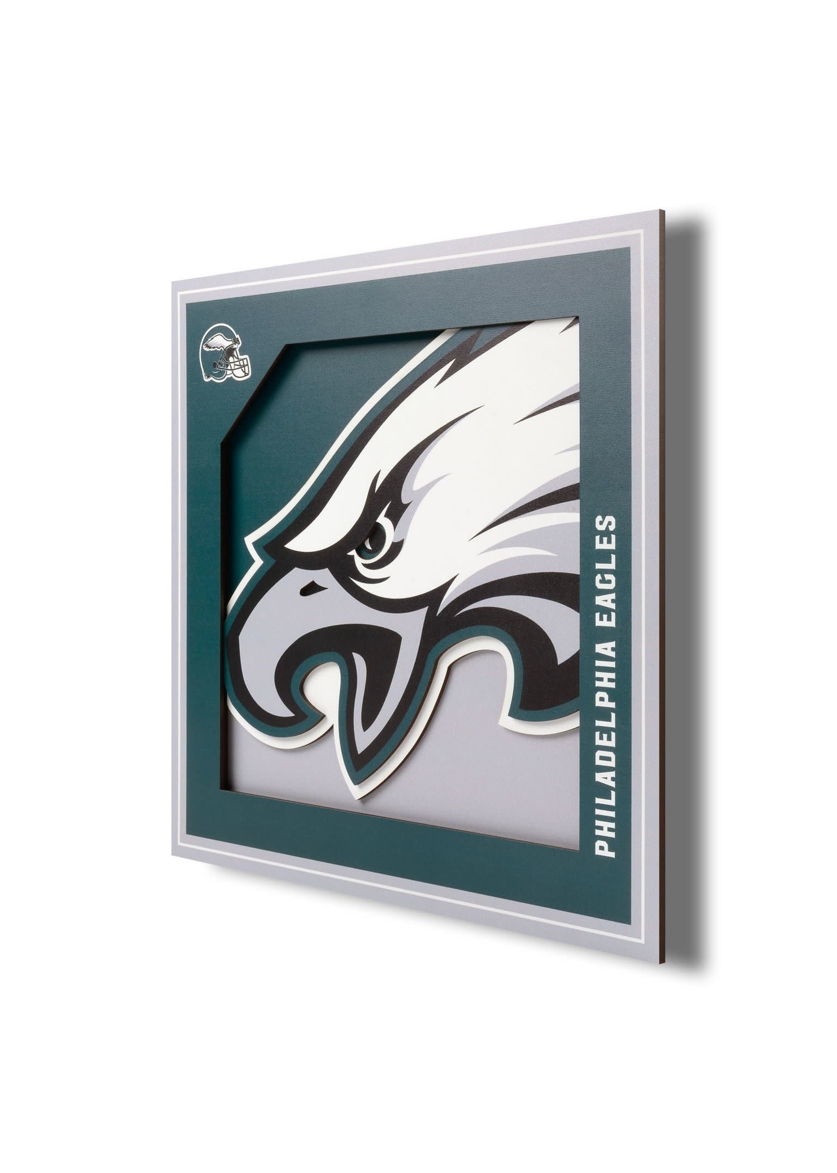 You The Fan Eagles Logo 12x12 Wall Art