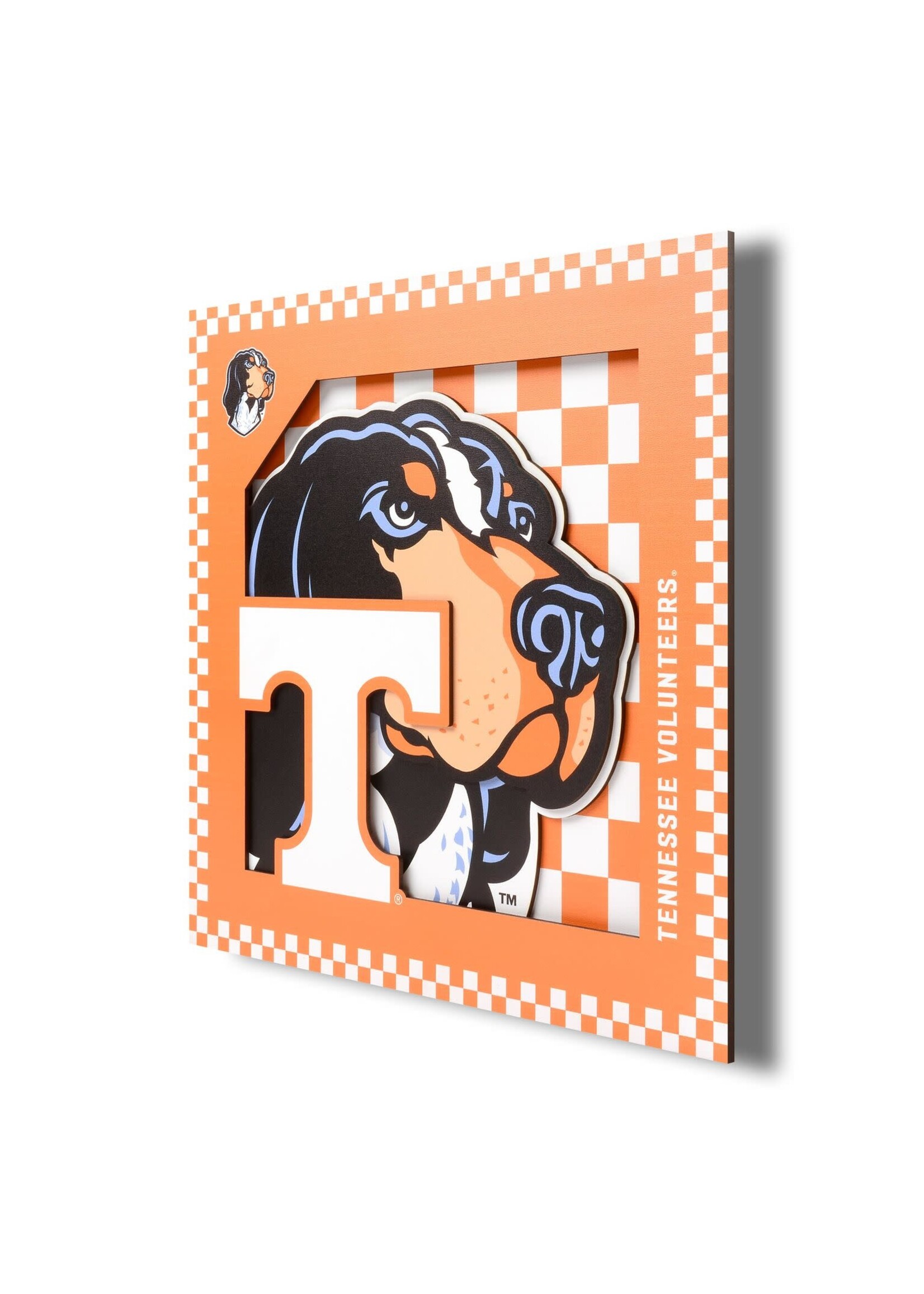 You The Fan Tennessee Logo 12x12 Wall Art