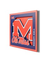 You The Fan Mississippi Logo 12x12 Wall Art