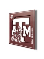 Texas A&M Logo 12x12 Wall Art